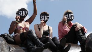 Slutwalk participants
