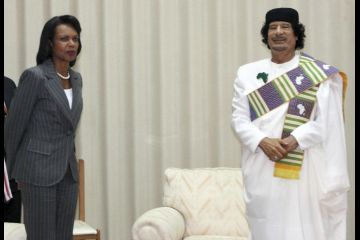 Gaddafi condoleezza rice 08 25 2011