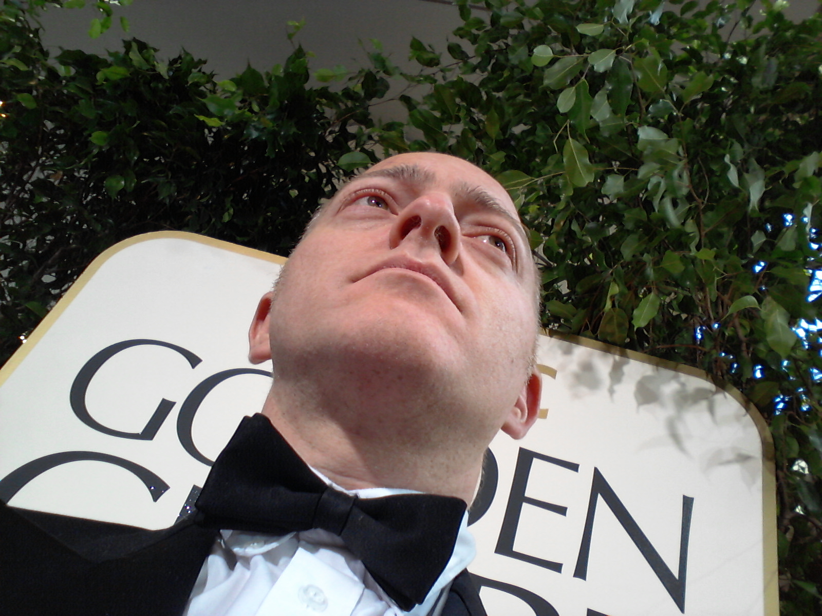 On the red carpet at the Golden Globes