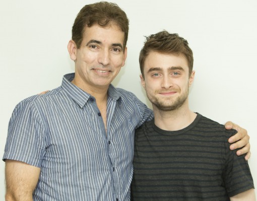 Sam Asi with Daniel Radcliffe